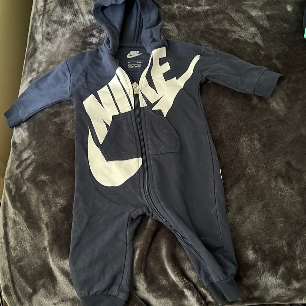 Nike hooded onesie